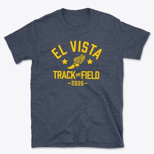 El Vista Elementary School Track and Field Basic T-Shirt
