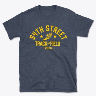 54th Street Elementary School Track and Field Basic T-Shirt