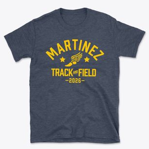 Martinez Junior High School Track and Field Basic T-Shirt