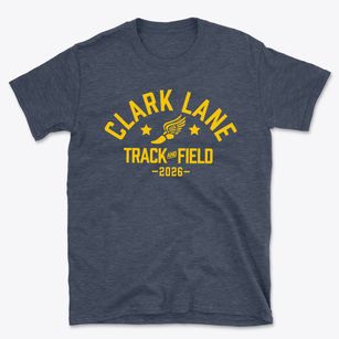 Clark Lane Middle School Track and Field Basic T-Shirt