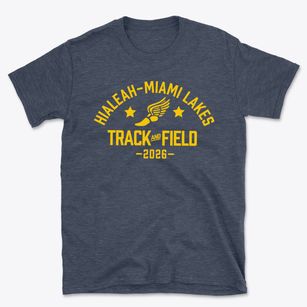Hialeah-miami Lakes High School Track and Field Basic T-Shirt