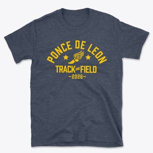 Ponce De Leon Middle School Track and Field Basic T-Shirt