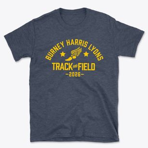 Burney Harris Lyons Middle School Track and Field Basic T-Shirt