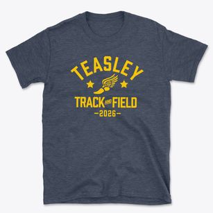 Teasley Elementary School Track and Field Basic T-Shirt