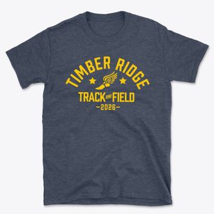 Timber Ridge Elementary School Track and Field Basic T-Shirt