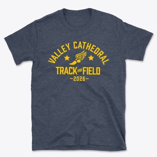 Valley Cathedral Christian School Track and Field Basic T-Shirt