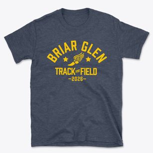 Briar Glen Elementary School Track and Field Basic T-Shirt