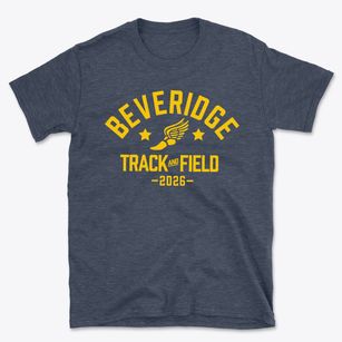 Beveridge Elementary School Track and Field Basic T-Shirt