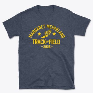 Margaret Mcfarland Middle School Track and Field Basic T-Shirt