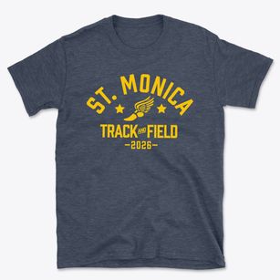 Saint Monica School Track and Field Basic T-Shirt