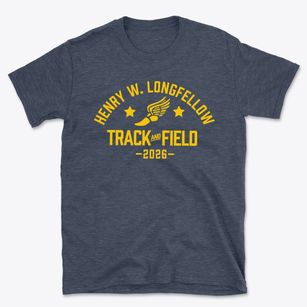 Henry W Longfellow Middle School Track and Field Basic T-Shirt