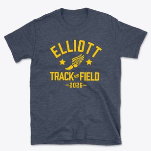 Elliott High School` Track and Field Basic T-Shirt