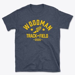 Woodman Elementary School Track and Field Basic T-Shirt