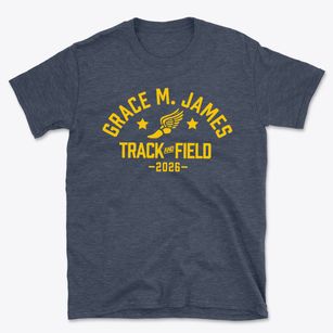 Grace M. James Academy Of Excellence Track and Field Basic T-Shirt
