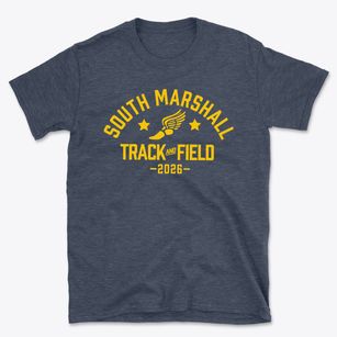 South Marshall Elementary School Track and Field Basic T-Shirt