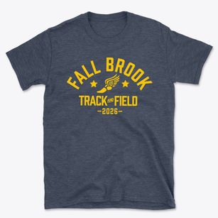 Fall Brook Elementary School Track and Field Basic T-Shirt