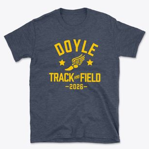 Doyle Elementary School Track and Field Basic T-Shirt
