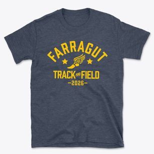 Farragut Elementary School Track and Field Basic T-Shirt