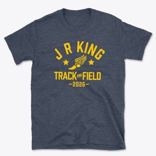 J R King Elementary School Track and Field Basic T-Shirt