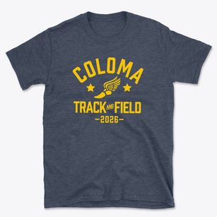 Coloma Senior High School Track and Field Basic T-Shirt