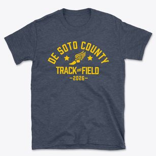 De Soto County Academy Track and Field Basic T-Shirt