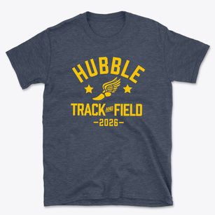 Hubble Elementary School Track and Field Basic T-Shirt