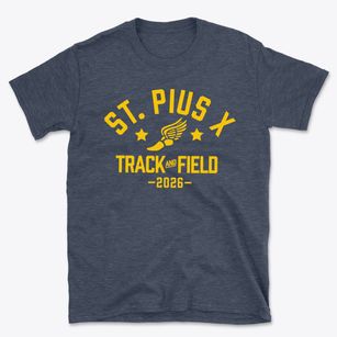 St. Pius X High School Track and Field Basic T-Shirt