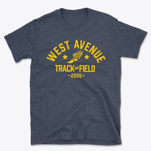 West Avenue Elementary School Track and Field Basic T-Shirt