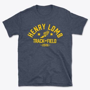 Henry Lomb Demonstration School #20 Track and Field Basic T-Shirt