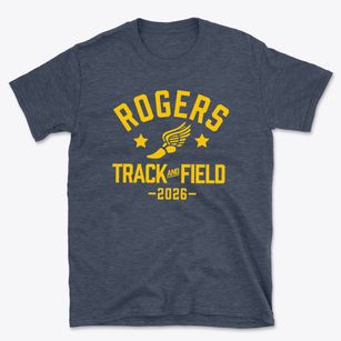 Rogers Middle School Track and Field Basic T-Shirt