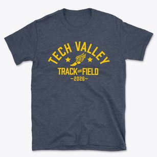 Tech Valley High School Track and Field Basic T-Shirt