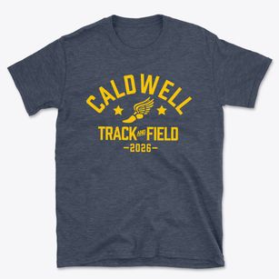 Caldwell High School Track and Field Basic T-Shirt