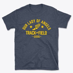 Our Lady Of Angels School Track and Field Basic T-Shirt