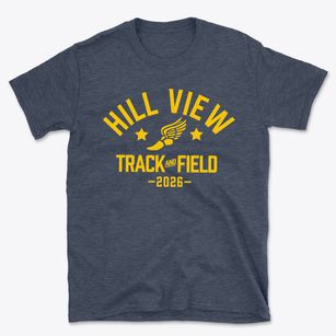 Hill View Elementary School Track and Field Basic T-Shirt