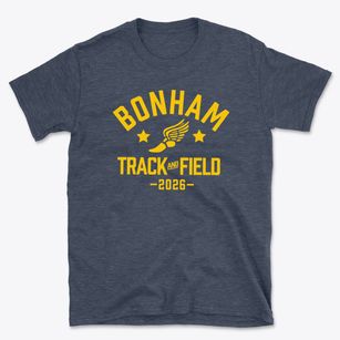Bonham Elementary School Track and Field Basic T-Shirt