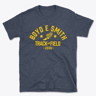 Boyd E Smith Elementary School Track and Field Basic T-Shirt