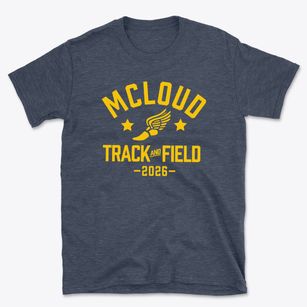 Mcloud Junior High School Track and Field Basic T-Shirt