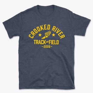 Crooked River Elementary School Track and Field Basic T-Shirt