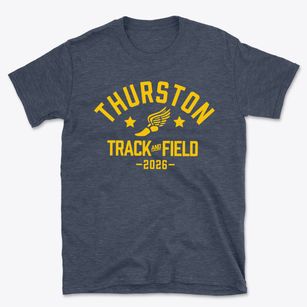 Thurston High School Track and Field Basic T-Shirt