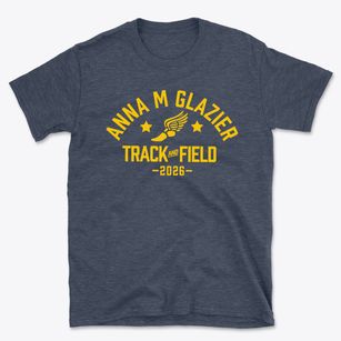 Anna M Glazier Elementary School Track and Field Basic T-Shirt