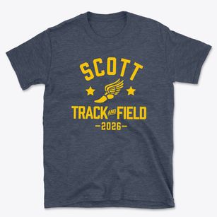 Scott Elementary School Track and Field Basic T-Shirt
