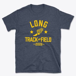Long Middle School Track and Field Basic T-Shirt