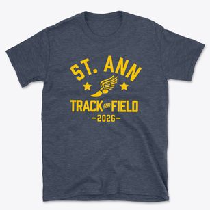 Saint Ann Elementary School Track and Field Basic T-Shirt