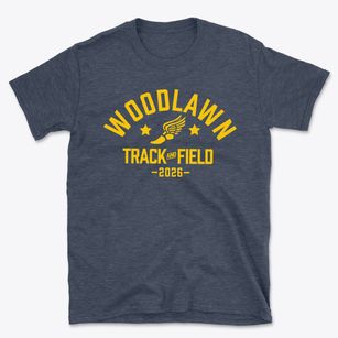Woodlawn Elementary School Track and Field Basic T-Shirt