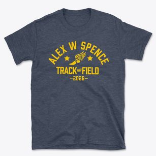 Alex W Spence Middle School Track and Field Basic T-Shirt