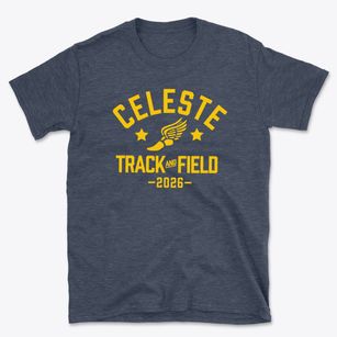 Celeste High School Track and Field Basic T-Shirt