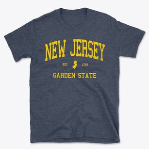  New Jersey Slogan Basic T-Shirt