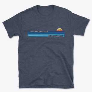 Shoemakersville Pennsylvania Water View Basic T-Shirt