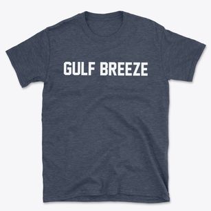 Gulf Breeze Florida Classic Block Basic T-Shirt