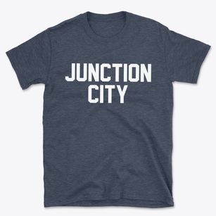 Junction City Oregon Classic Block Basic T-Shirt